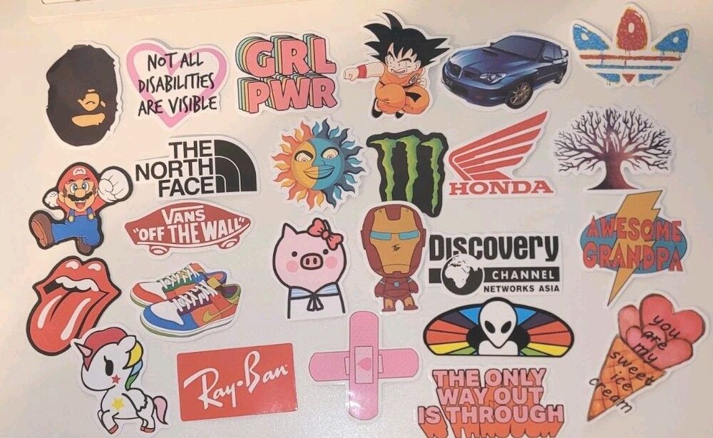 155 Sticker Pack - Iconic, Retro, Modern Mix - Picture 6 of 7